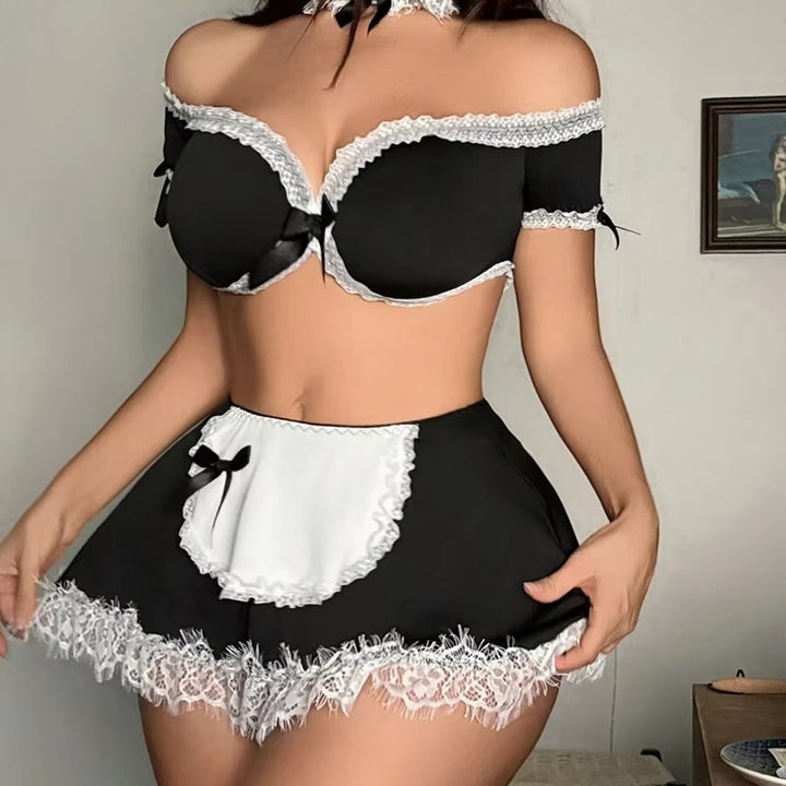 Cute Maid Cosplay Lingerie Set