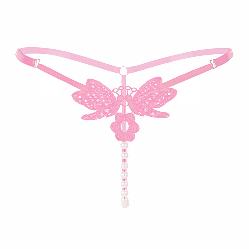 Luxurious Embroidered Pearl Panties