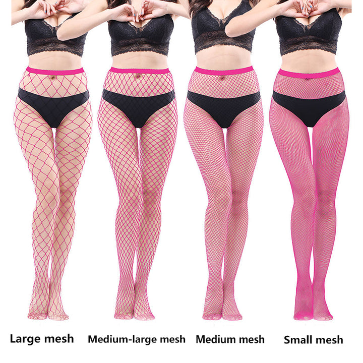 Ultra-stretchy fishnet tights