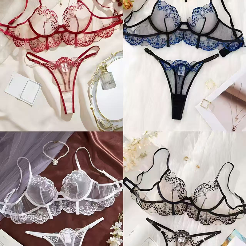 Sheer Lace Mesh Lingerie