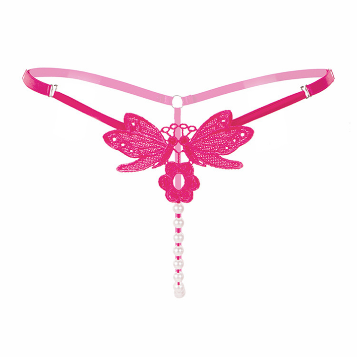 Luxurious Embroidered Pearl Panties