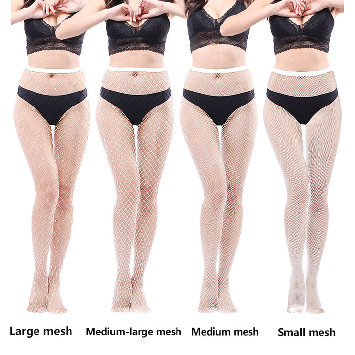 Ultra-stretchy fishnet tights