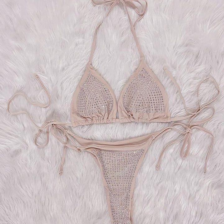 Sexy rhinestone bikini