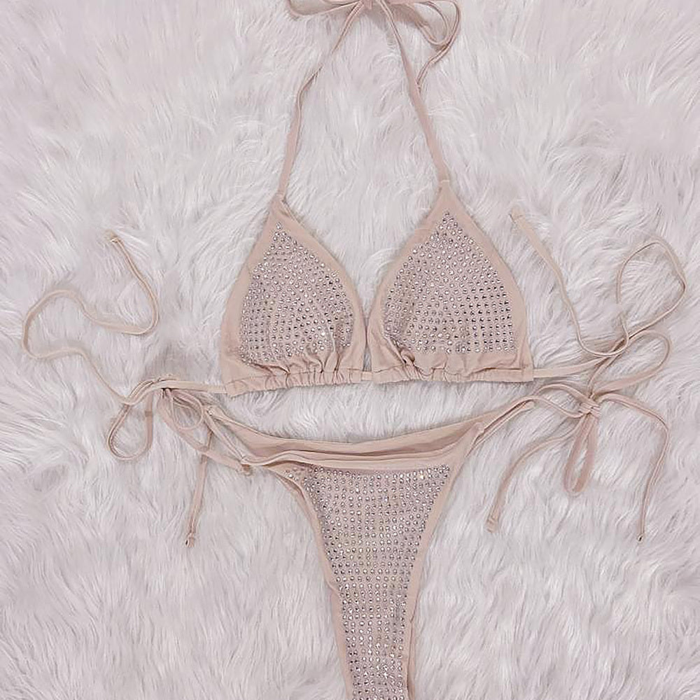 Sexy rhinestone bikini