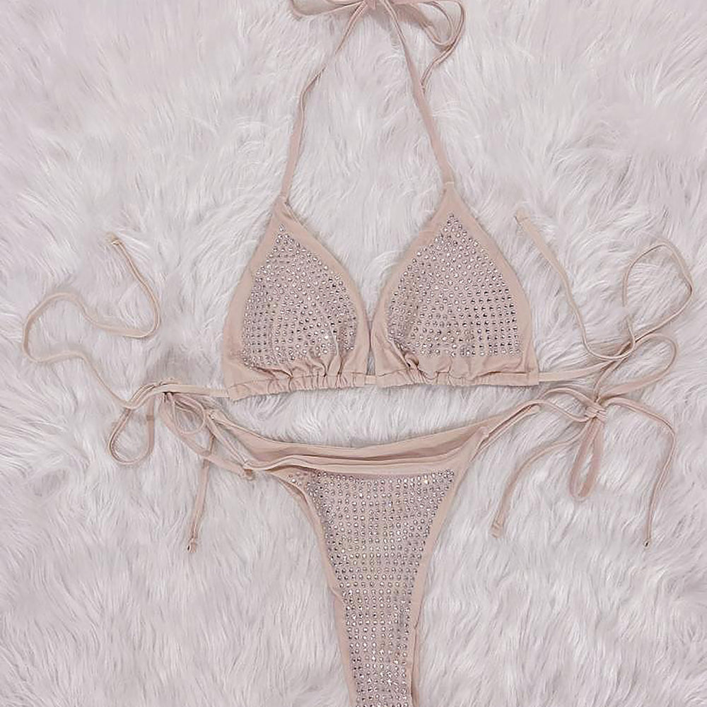 Sexy rhinestone bikini
