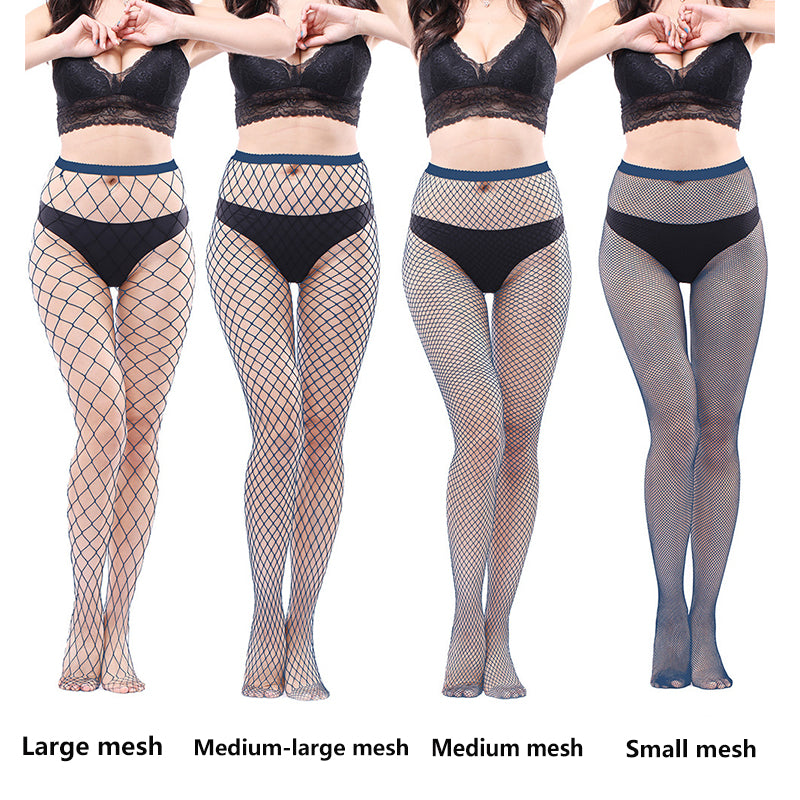 Ultra-stretchy fishnet tights