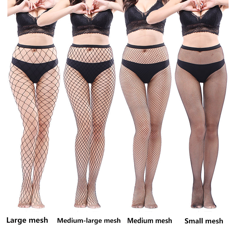 Ultra-stretchy fishnet tights