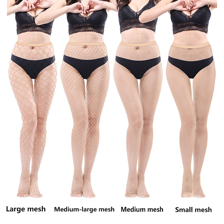 Ultra-stretchy fishnet tights