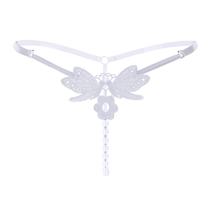 Luxurious Embroidered Pearl Panties
