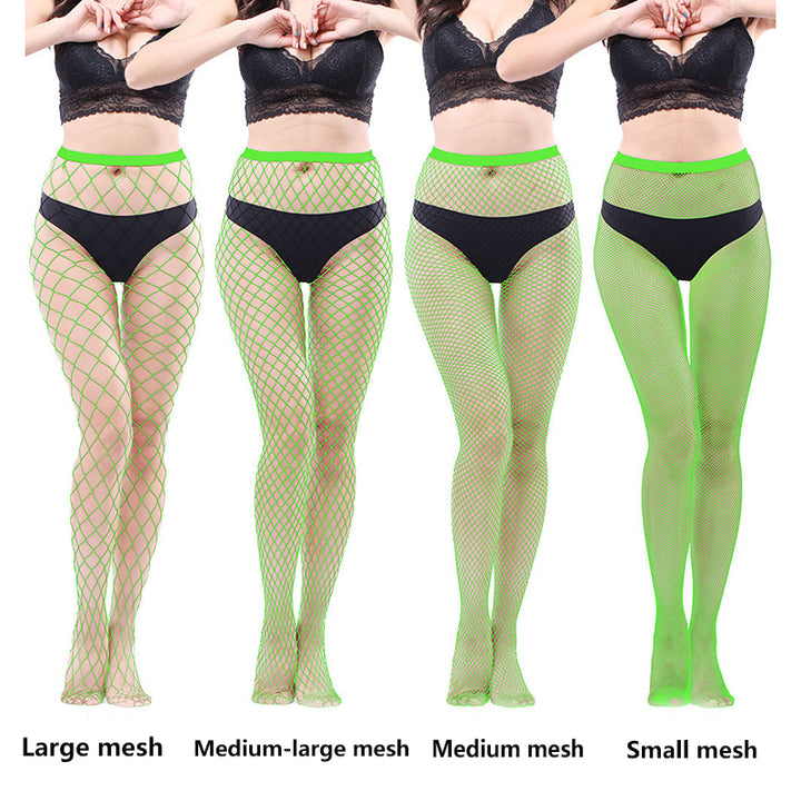 Ultra-stretchy fishnet tights