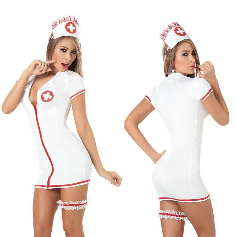 Zip-front Nurse Uniform　