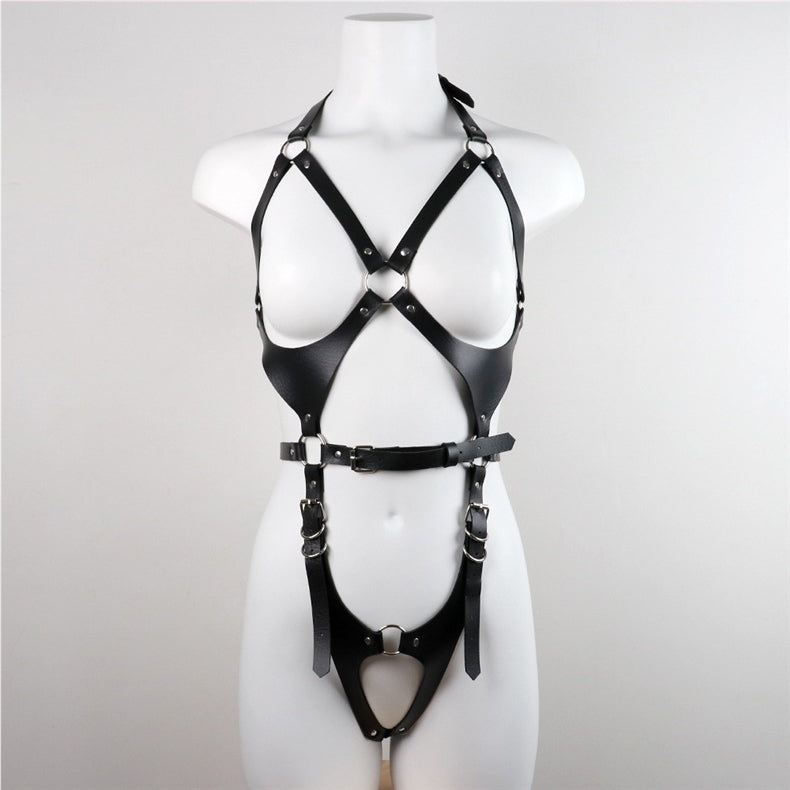 Leather clothing and leather restraint garments