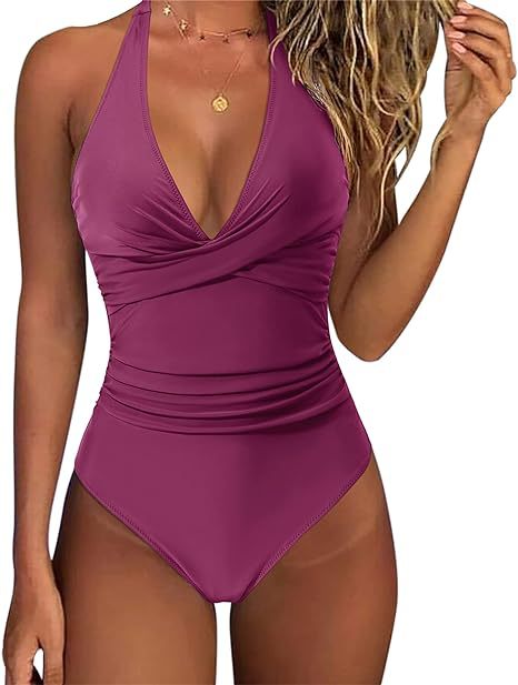 One-piece halter neck strap criss-cross backless sexy lingerie