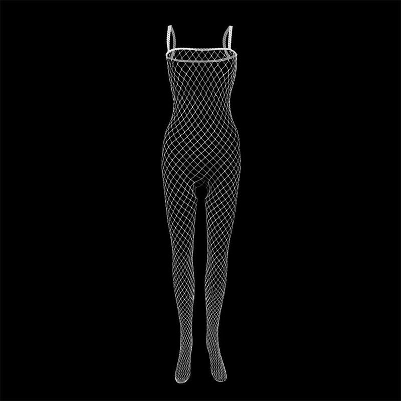 Cut-out mesh bodysuit