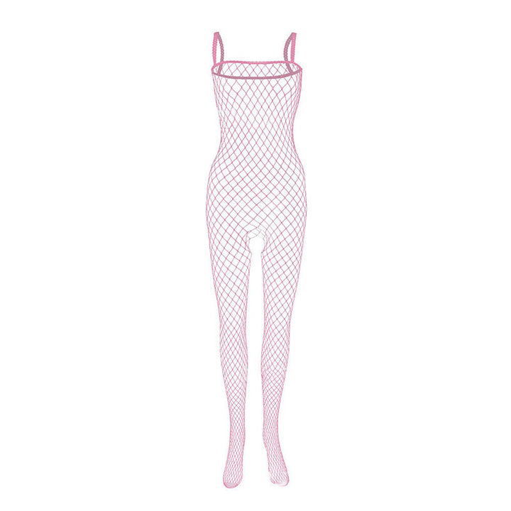 Cut-out mesh bodysuit