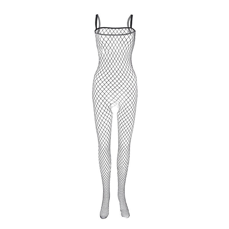 Cut-out mesh bodysuit