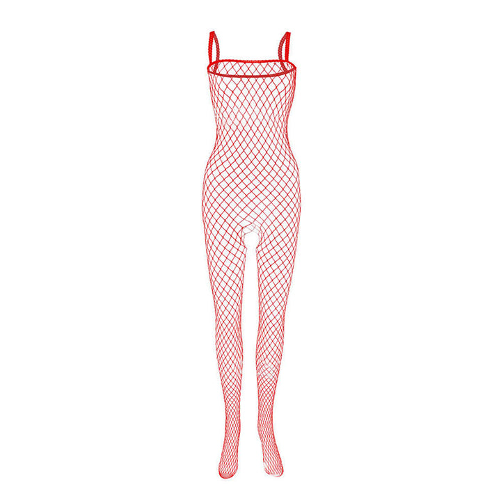 Cut-out mesh bodysuit