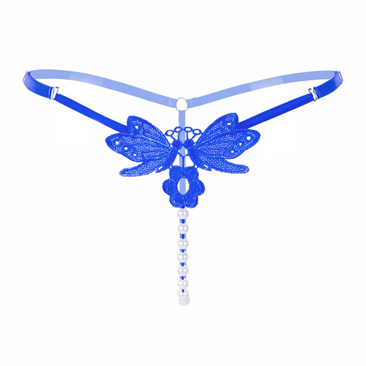 Luxurious Embroidered Pearl Panties